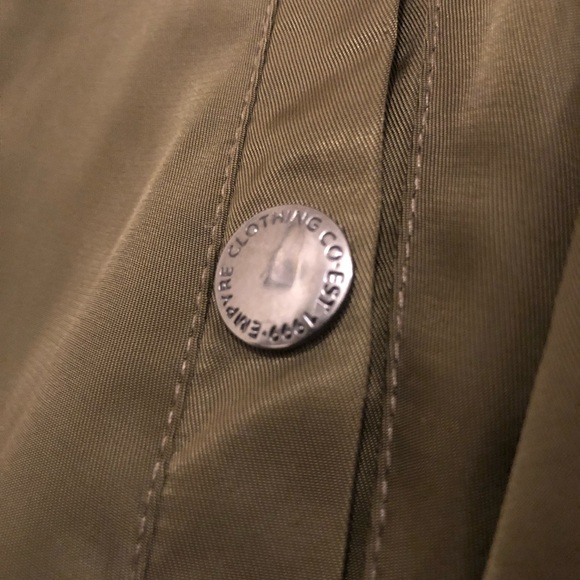 Empyre Men’s Olive Green Jacket (S) - Picture 3 of 4